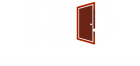 Logo RD Portas Prontas - negativa